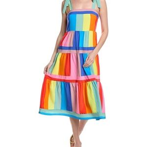 Colorful Striped Maxi Dress